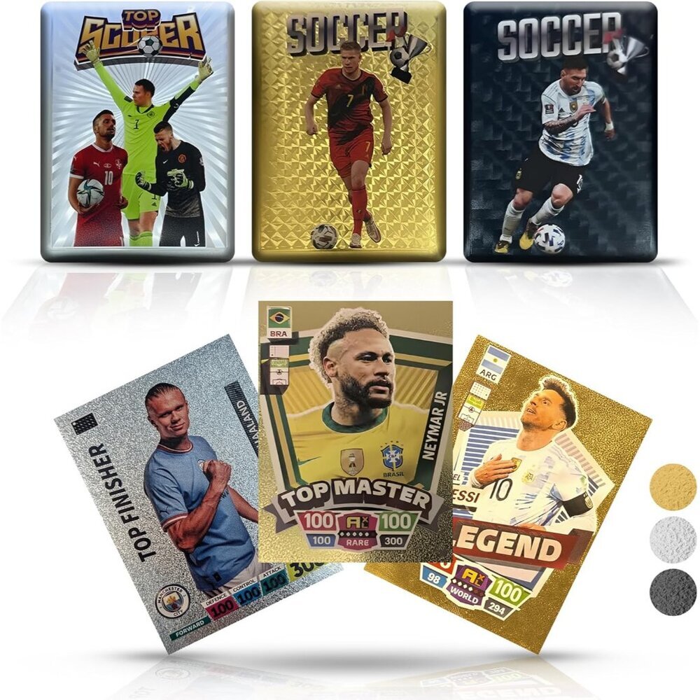 Soccer Trading Cards 2025-26 | 3 Packs - 33 Collectible Cards for Fans & Players